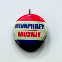 Humphrey/Muskie, Carter Pinbacks - (3) - Vintage - $11.74