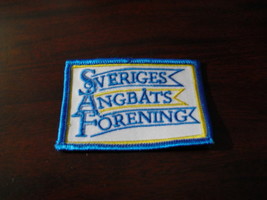 Foreign Embroidered Patch Sveriges Angbats Forenin LOOK - $12.87