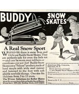 Buddy Snow Skates 1933 Advertisement Falcon Winter Foot Wear NY DWKK12 - $19.99