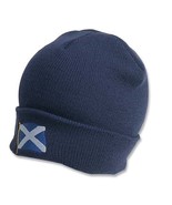 Ecosse Marine Brodé Drapeau Revers Bonnet - £14.57 GBP