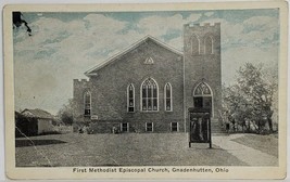 Gnagenhutten Ohio First Methodist Episcopal Church Postcard T12 - £10.94 GBP