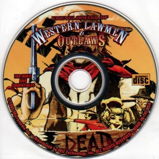 Primary image for Encyclopedia of Western Lawmen & Outlaws CD-ROM for Windows - NEW CD in SLEEVE