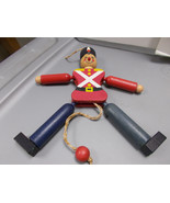 Gregor Creators Wooden Toy Soldier 1982 With Pull Rope Made in Austria - £15.46 GBP