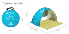 Portable Pop Up Beach Canopy Sun Shade Shelter Outdoor Camping Fishing tent - £52.12 GBP