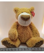 Aurora Frappuccino Teddy Bear Plush Stuffed Animal Big Nose Corduroy Fee... - £18.39 GBP
