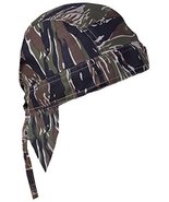 Buy Caps and Hats Tiger Striped Bandana Hunting Doo Rag Camouflage Skull... - £7.85 GBP
