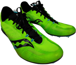 Saucony Mens Vendetta 3 Fluorescent Lime Track Spike Shoes S29073-2 Size 13 - $25.81