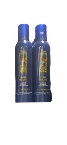 2x Tresemme 4+4 Super Mousse Alcohol-Free Maximum Hold 10.5 fl oz each