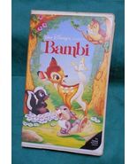 Bambi - RARE Walt Disneys Classic Black Diamond Edition, VHS Tested, Old... - $531.95