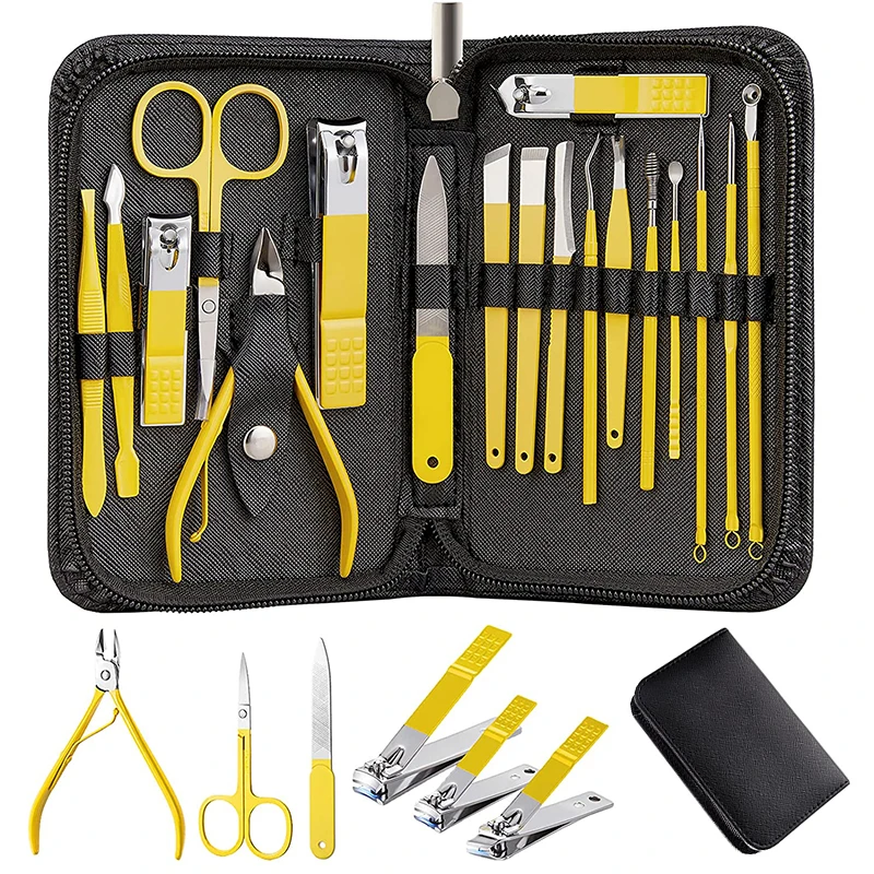 9/12/16/18Pcs/Set Professional Manicure Pedicure Set for Nail Tips Cutter - £15.00 GBP+