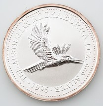 1996 Australiano Kookaburra 29.6ml 999 Argento Bu Moneta Regina Elisabet... - $77.95