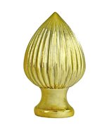 Royal Designs, Inc. Ribbed Pear Finial with Fan Pull Chain, Antique Bras... - $37.68 CAD+