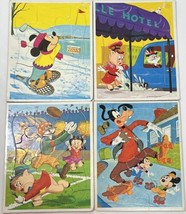 Disney Warner Bros Frame Tray Board Puzzles Mickey Goofy Porky Bugs Bunny - $10.95