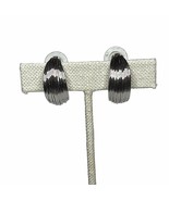 Silver-Tone Hoop Earrings - $221.44 MXN