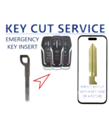 KEY CUT + HU101 Emergency Key Blade FOR Ford Lincoln  2013-2021 / PN: 16... - $19.99