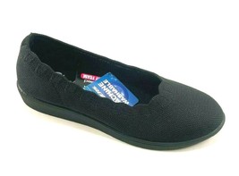 Skechers 158156 Black Air cooled Memory Foam Slip On Low Wedge Walking Shoe - £55.17 GBP