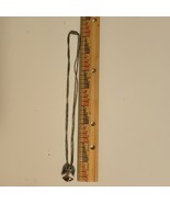 Vintage Sterling Silver Native American Turquoise &amp; Coral Choker 16 Inch - $90.44 CAD