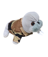 1999 Vintage Bean Brigade CPO Gruffy Walrus Armed Forces Plush Stuffed A... - £11.68 GBP