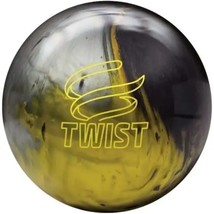 Brunswick Twist Black Gold Silver Bowling Ball - $1,521.96 MXN
