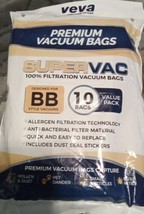 Vacuum Bags ~ VEVA Advanced Filters, Designed for BB Style Vacuums 10 BAGS - £3.11 GBP