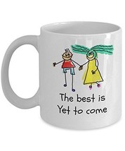 The Best Is Yet To Come - Novelty 11oz White Ceramic Soulmate Mugs - Perfect Ann - £17.17 GBP