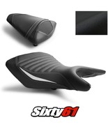 Yamaha MT03 Seat Cover 2020-2024 Front Rear Black White Luimoto Tec-Grip Carbon - $260.00