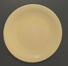 FIESTA Laughlin Fiestaware Stoneware Vintage 12&quot; Light Yellow Chop Plate - $15.39