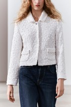 NWT $160 ZARA GORGEOUS ZW CHANEL LOOK COLLECTION SEQUIN CROPPED JACKET  XS - $120.00