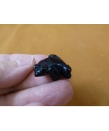 (Y-FRO-501) FROG Blue goldstone gemstone stone FIGURINE 1&quot; little baby f... - £6.76 GBP