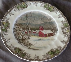 Vintage Johnson Bros. Lg. Dinner Plate - The Friendly Village -VGC- School House - £47.46 GBP