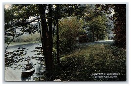 Bantam River Drive Litchfield Connecticut CT UNP DB Postcard G17 - £4.06 GBP