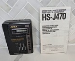 Aiwa Super Bass HS-J470 WALKMAN FM/AM RADIO CASSETTE RECORDER PLAYER - N... - $24.70