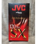 Sealed JVC SX-Gold 120 Blank VHS Video Cassette Tape EP Brand New 6 Hours - $95.18 MXN