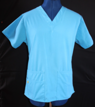 WonderWink Origins Women&#39;s Bravo 5-Pocket V-Neck Scrub Top Malibu Blue S... - €9,47 EUR