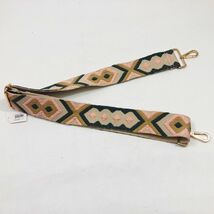 Guitar Strap Adjustable Multi-Color Bohemian Pink Gray Taupe 25 up to 44... - $12.86
