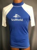 Vintage Sea World Spandex Nylon Surf Rash Guard Swim Shirt 2XL Made In USA - £63.81 GBP