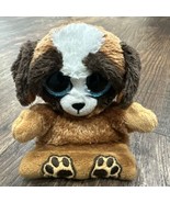 Ty Beanie Boo Peek - A - Boo Pups Cell Phone Holder Puppy Stuffed Animal - $237.95 MXN