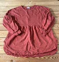 T.la Anthropologie Women’s peplum raw edge sweatshirt size M Brick AD - £16.29 GBP