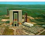 NASA Kennedy Space Center Aerial View Florida FL 1968 Chrome Postcard W6 - £3.17 GBP