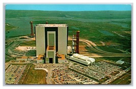 NASA Kennedy Space Center Aerial View Florida FL 1968 Chrome Postcard W6 - £3.05 GBP