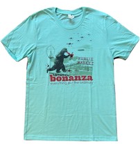 Bonanza &quot;Bonzilla Drone Attack&quot; T-Shirt, Blue-Green - £11.96 GBP