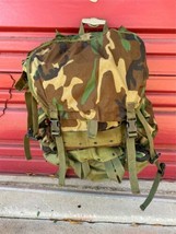 Large Official Military Field Pack W/Frame and Kidney pad. Pre-owned - $124.73