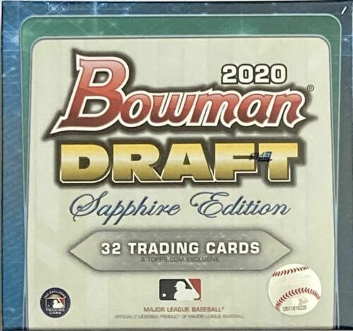 2020 Bowman Draft Baseball - SAPPHIRE EDITION Hobby Box - $212.80