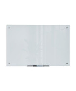 Dry Erase Board, 35&quot;x23&quot;, White Frosted Surface With Silver Grommets, - $3,065.42 MXN