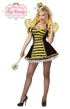 CALIFORNIA COSTUME ROYAL HONEY WOMENS COSTUME ASST SIZES 01167 BRAND NEW - $27.40 CAD