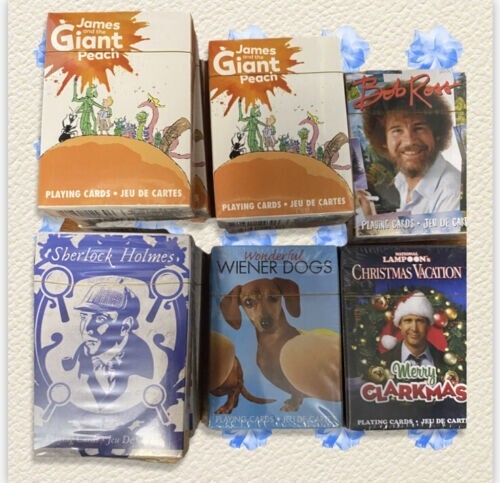 11 collectables playing cards varieties Sherlock vacation Bob dog James ... - $49.61