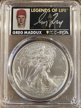 2021P- American Silver Eagle- PCGS- T1- Emergency Issue- MS70- FDOI- Gre... - $225.00