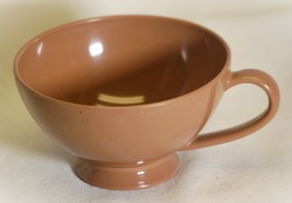 Texas Ware Melmac Brown Footed Cup Retro Kitchen USA #150 - $9.89