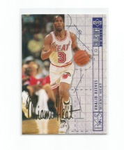 Khalid Reeves (Miami) 1994-95 Ud Collector&#39;s Choice Bp Spanish Gold Sig #385 - £18.35 GBP