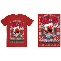 Five Finger Death Punch Zombie Kill Xmas Official Tee T-Shirt Mens Unisex - £25.10 GBP